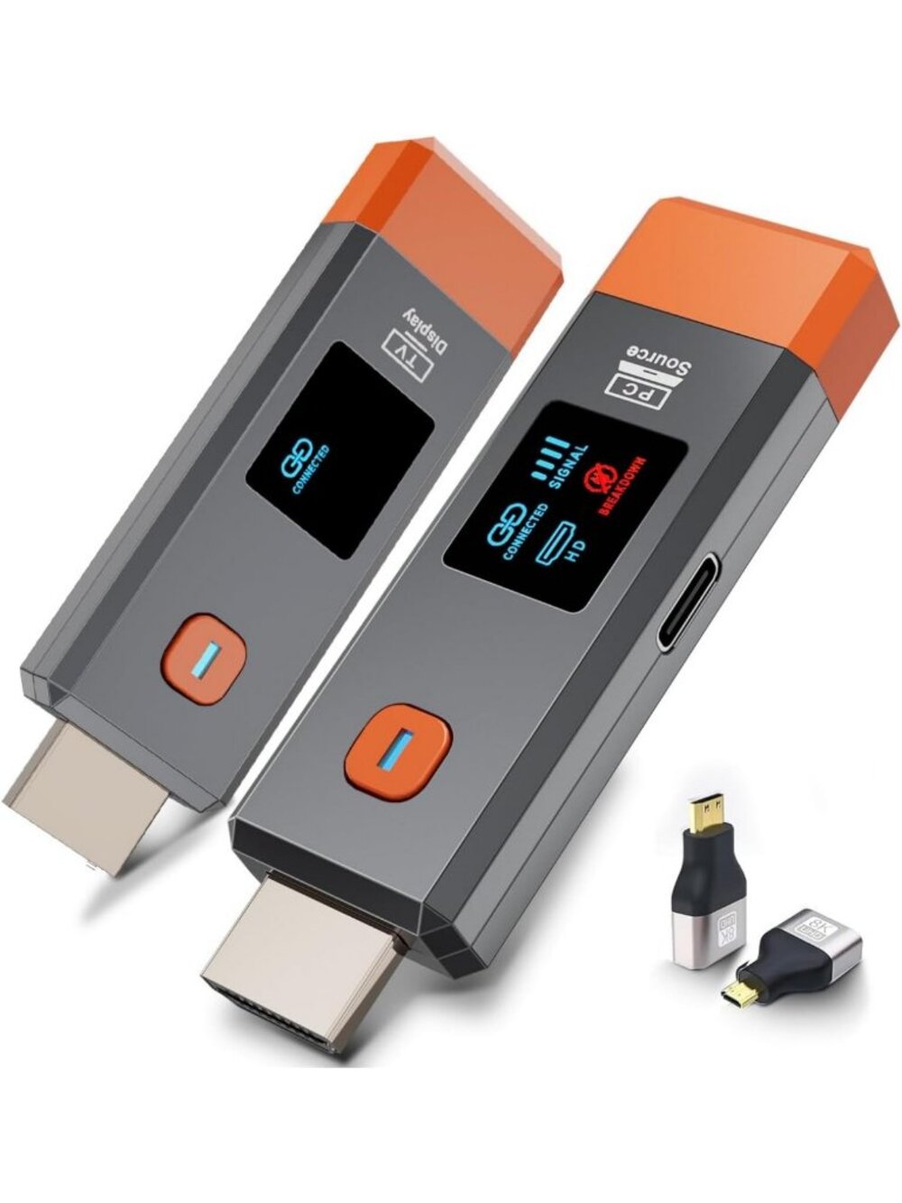 Wireless HDMI Transmitter & Receiver, 328ft Range, 1080P HD Video Extender